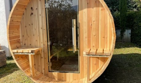 WESTON sauna exterieur tonneau scp 