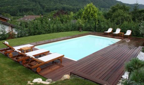 Dallage IPE  pour piscine - Saint-Nazaire-Les-Eymes