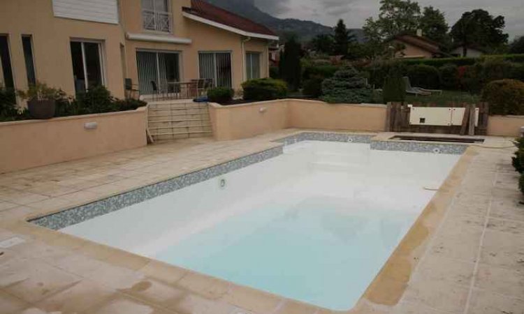 Couleurs PVC armée pour piscine - Blanc