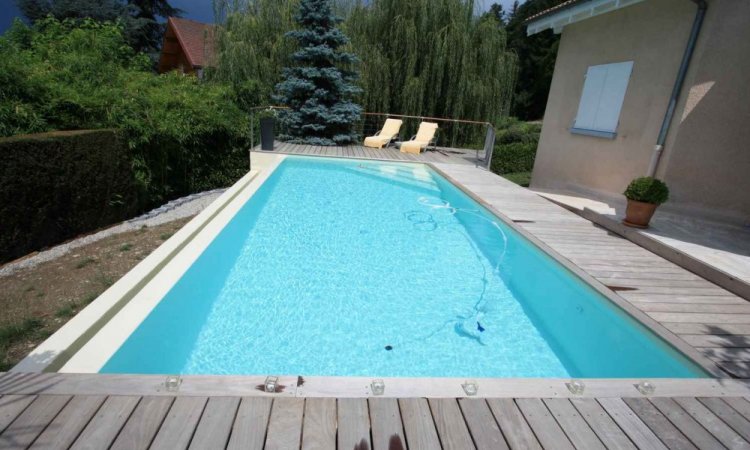 Couleurs PVC armée pour piscine - Blanc