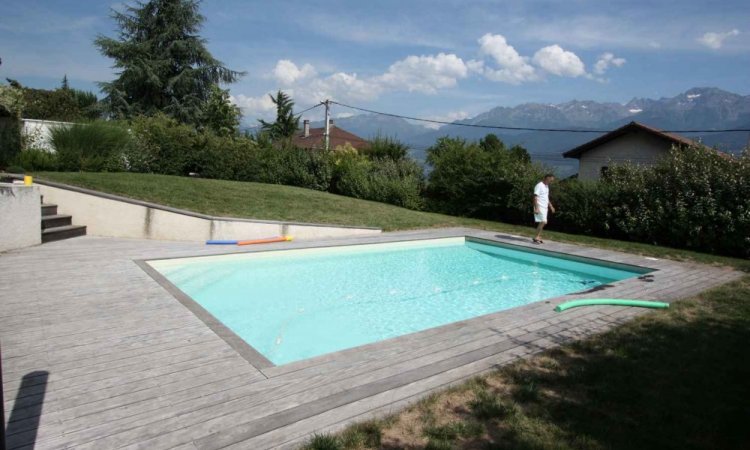 Dallage IPE  pour piscine - Saint-Nazaire-Les-Eymes